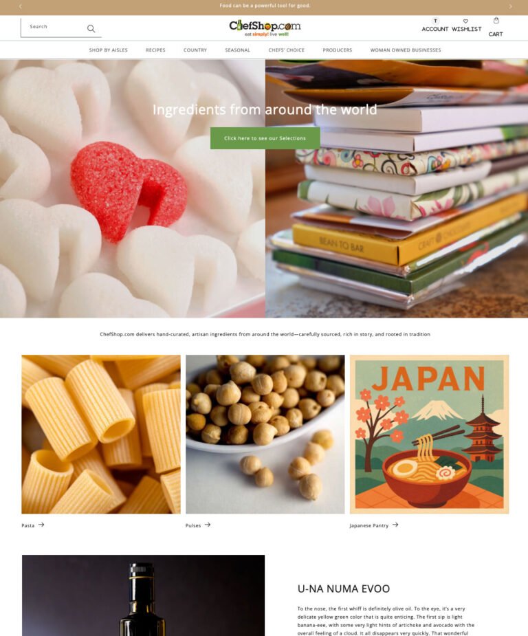 ChefShop.com Launches Redesigned E-commerce Website